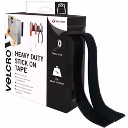 Brand Heavy Duty Stick On Tape Cut-to-Length Industrial Extra Strong Double Sided Hook & Loop Self Adhesive Tape Perfect for  ...