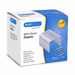 Rapesco 923 Type 1/2"" Galvanised Staples  Box of 4 000 (S92312Z3)