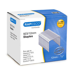 Rapesco 923 Type 1/2"" Galvanised Staples  Box of 4 000 (S92312Z3)