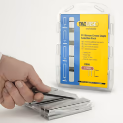 0204 Selection Pack of Type 91 / 15 -30 mm Galvanised Narrow Crown Staples, Pack of 2800