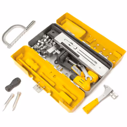 CASDON Tool Box Workbench  2-in-1 Tool Box & Workbench for Children Aged 3+ Includes Over 60 Tools for DIY Roleplay Fun