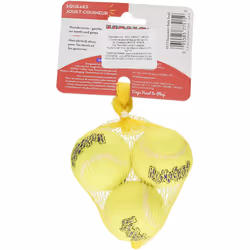 KONG Air Dog Squeakair Dog Toy Tennis Balls  Small (6 Pack)