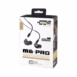 MEE audio M6 PRO Headphones Wired In-ear Audiophile Black, Grey - Additional view 8