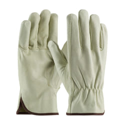 PIP Economy Grade Top Grain Pigskin Leather Drivers Glove - Keystone Thumb