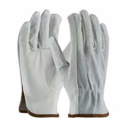 PIP Regular Grade Top Grain Leather Drivers Glove with Split Cowhide Back - Keystone Thumb, Workshop gloves, Natural, L, Indo ...
