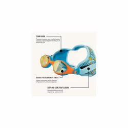 Dragonflys Kids Swimming Goggles, Treasure