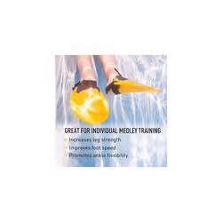 Positive Drive Training Swim Fins (Medium) Yellow