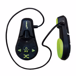 Finis Duo Underwater Bone Conduction MP3 Player,Black/Acid Green