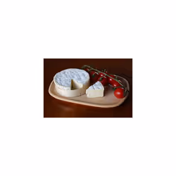 Wooden Oval Plate - Organic Beech Wood Oval Serving Platter- Great Option as Serving Tray, Cheese Board or Fruit Bowl - (Size 25x17x2cm| 9.7"x6.7"x0.7