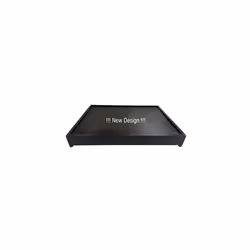 Wooden Serving Tray - Stylish Decorative Tray - Great as Dinner Tray Breakfast Tray or Tea Tray - Serving Tray with Handles 16x12x2.25" | 40x30x6cm