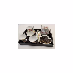 Wooden Serving Tray - Stylish Decorative Tray - Great as Dinner Tray Breakfast Tray or Tea Tray - Serving Tray with Handles 16x12x2.25" | 40x30x6cm