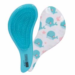 CALA 66855, Universal, Paddle hairbrush, Green, White, Image, Plastic, Plastic