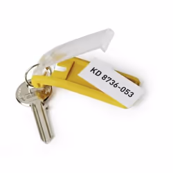 Durable Key Clip Yellow 6 pc(s)