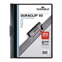Durable DURACLIP report cover Plastic Black
