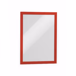 Durable DURAFRAME, Sign holder, Red, Horizontal/Vertical, 1.86 kg, Poland