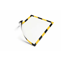 Durable DURAFRAME Sign holder A4 Plastic Black, Yellow