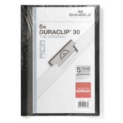 Durable DURACLIP report cover Plastic Black