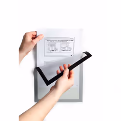 Durable DURAFRAME Sign holder Plastic Silver