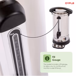 Oypla Electrical 8L Catering Hot Water Boiler Tea Urn Coffee