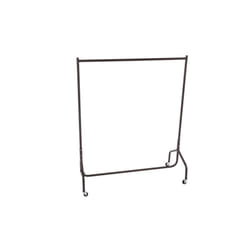Oypla 4ft Garment Clothes Rail Super Heavy Duty All Metal Black