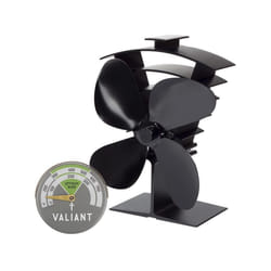 Valiant Premium IV Stove Fan and Magnetic Green Thermometer Twin Pack