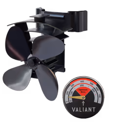 Valiant Remora Flue Pipe Stove Fan and Magnetic Thermometer