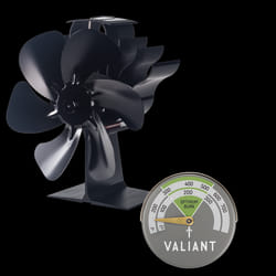 6 Blade Stove Fan and Magnetic Thermometer