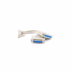 CablesOnline 8 inch DB25 Parallel Male/Dual Female Y-Splitter Printer