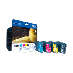 Brother LC-1100 Ink cartridge MFC-5890 CN, MFC-490 Series, MFC-6490 CW, DCP-6690 CW Original Black, Cyan, Magenta, Yellow
