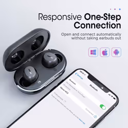 Wireless Earbuds, Mpow M12 Bluetooth Earbuds, Wireless Charging