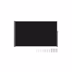Vevor ZYPF160X300CMBK01V0 63 x 118 in. Retractable Side Awning, Black