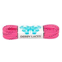 Derby Laces Hot Pink 60 Inch Waxed Skate Lace for Roller Derby  Hockey and Ice Skates  and Boots
