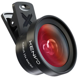Xenvo Pro Lens Kit for iPhone and Android  Macro and Wide Angle Lens with LED Light and Travel Case
