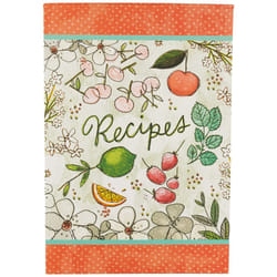 C.R. Gibson QFR3-16556 Vertical Recipe Keeper Flip Stand  Fruit Fusion  Multicolor