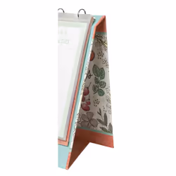 C.R. Gibson QFR3-16556 Vertical Recipe Keeper Flip Stand  Fruit Fusion  Multicolor