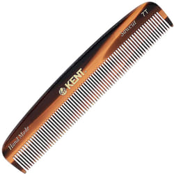 Kent 7T Handmade All Fine Tooth Pocket Comb for Men  Hair Comb Straightener for Everyday Grooming Styling Hair  Mustache and Beard  Use Dry or with Ba
