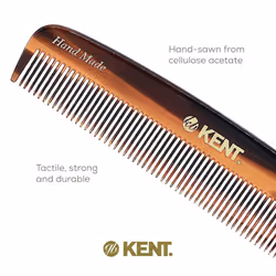 Kent 7T Handmade All Fine Tooth Pocket Comb for Men  Hair Comb Straightener for Everyday Grooming Styling Hair  Mustache and Beard  Use Dry or with Ba