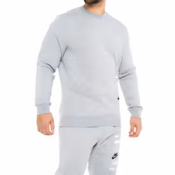 Nike Club Fleece Plus Small Logo Top Grey Heather - XXL