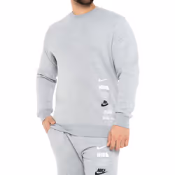 Nike Club Fleece Plus Small Logo Top Grey Heather - XXL