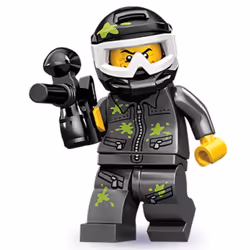 Lego Series 10 Paintball Player Mini Figure