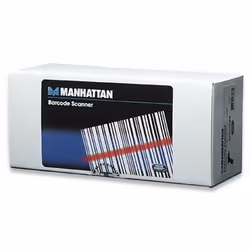 Manhattan Long Range CCD Handheld Barcode Scanner, USB, 500mm Scan Depth, Cable 1.5m, Max Ambient Light 30,000 lux (sunlight), Black, Three Year Warranty, Box - Additional view 5