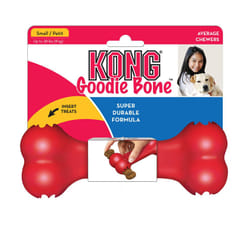 KONG Goodie Bone Dog Toy, Small, Red
