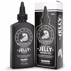 Bossman Beard Oil Jelly (4oz) - Beard Growth Softener Moisturizer Lotion Gel with Natural Ingredients - Beard Growing Produc ...