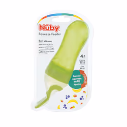 Nuby Garden Fresh Silicone Squeeze Feeder (Green)