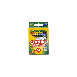 CRAYOLA 523024 CLASSIC COLOR PACK CRAYONS, 24 COLORS/BOX