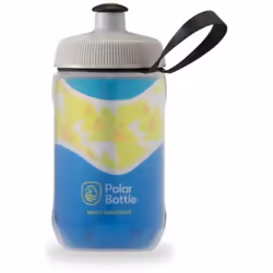Polar Bottle Kids Insulated Water Bottle - 12oz Daybreak - Pacific Blue - BPA Free Sport & Bike Water Bottle Easy Squeeze Bo ...