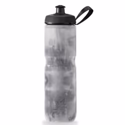 Polar Bottle Sport Insulated Water Bottle - BPA-Free Sport & Bike Squeeze Bottle with Handle (Fly Dye - Monochrome 20 oz)