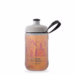Polar Bottle Kids Insulated Water Bottle - 12oz campfire - Tangerine - BPA Free Sport & Bike Water Bottle, Easy Squeeze Bottl ...
