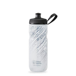 Polar Bottle - Sport Insulated Nimbus 20oz Storm Charcoal & White - Leak Proof Water Bottles Keep Water Cooler 2x Longer than a Regular Reusable Water