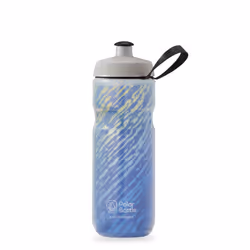 Polar Bottle - Sport Insulated 20oz Nimbus Moonlight Blue & Gold - Leak Proof Water Bottles Keep Water Cooler 2x Longer than ...